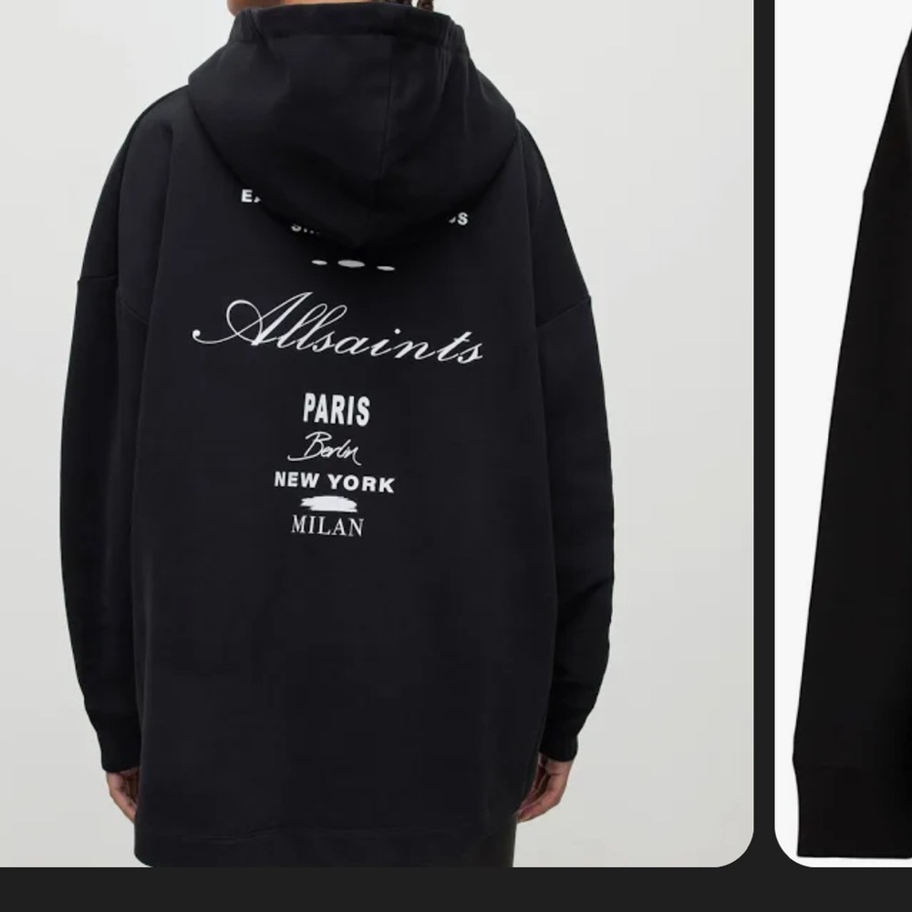 AllSaints Black Hoodie - Picture 6 of 6